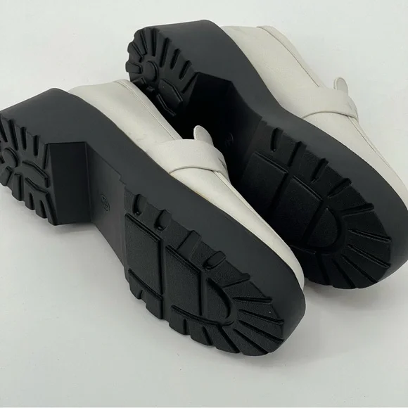 WILD FABLE WOMENS PLATFORM SHOES, SZ 9.5, OFF WHITE , LIKE NEW, PREOWNED - Picture 6 of 6
